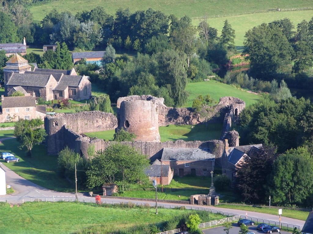 Skenfrith Castle beside the inn